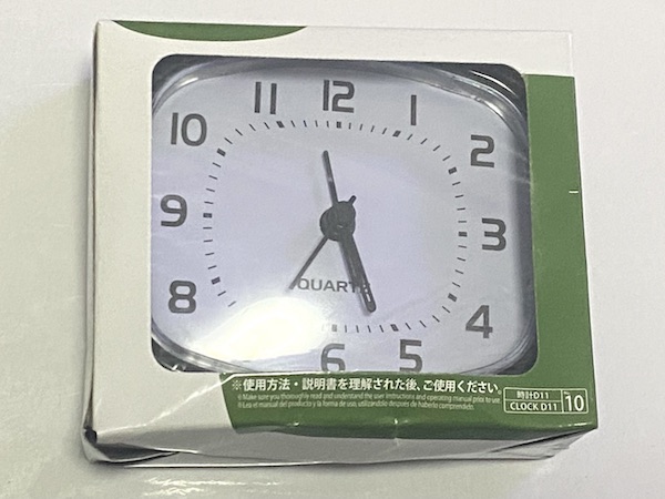 ダイソーの100円置き時計は買うな！すぐに壊れる不良品が多い！